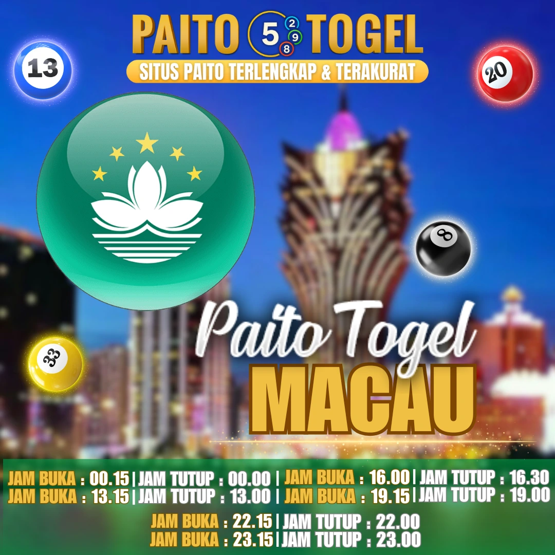 paito togel macau
